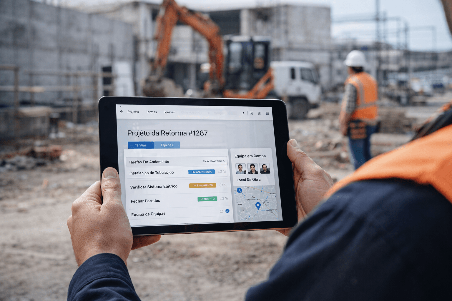 Utilização prática de app em contexto operacional no terreno